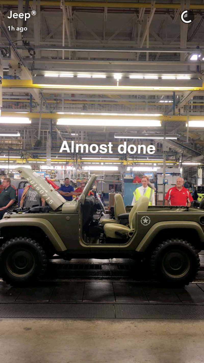 Photo: Jeep/Snapchat